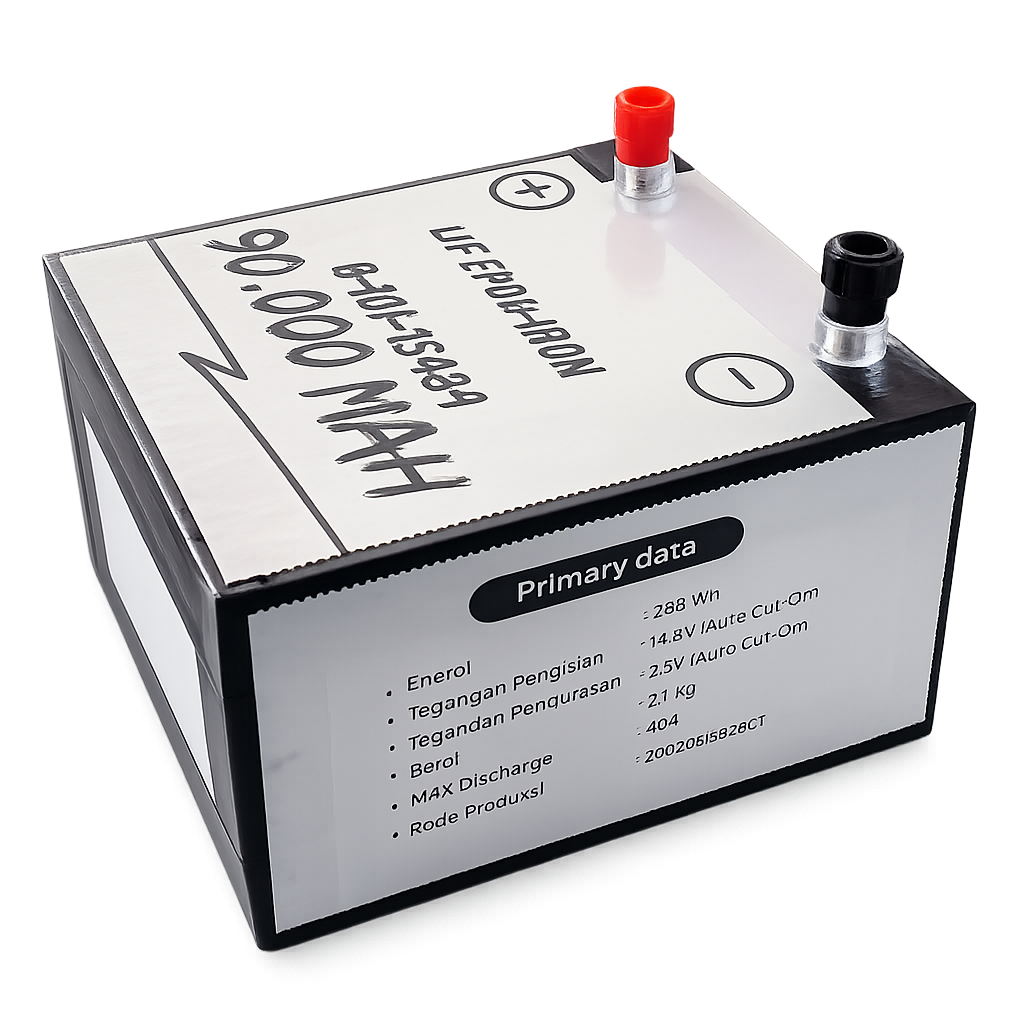 Baterai Sepeda Listrik ENDURO-IRON 48v 300Wh 96000MAH